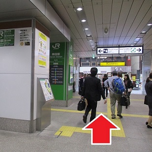 道順1_神田駅改札